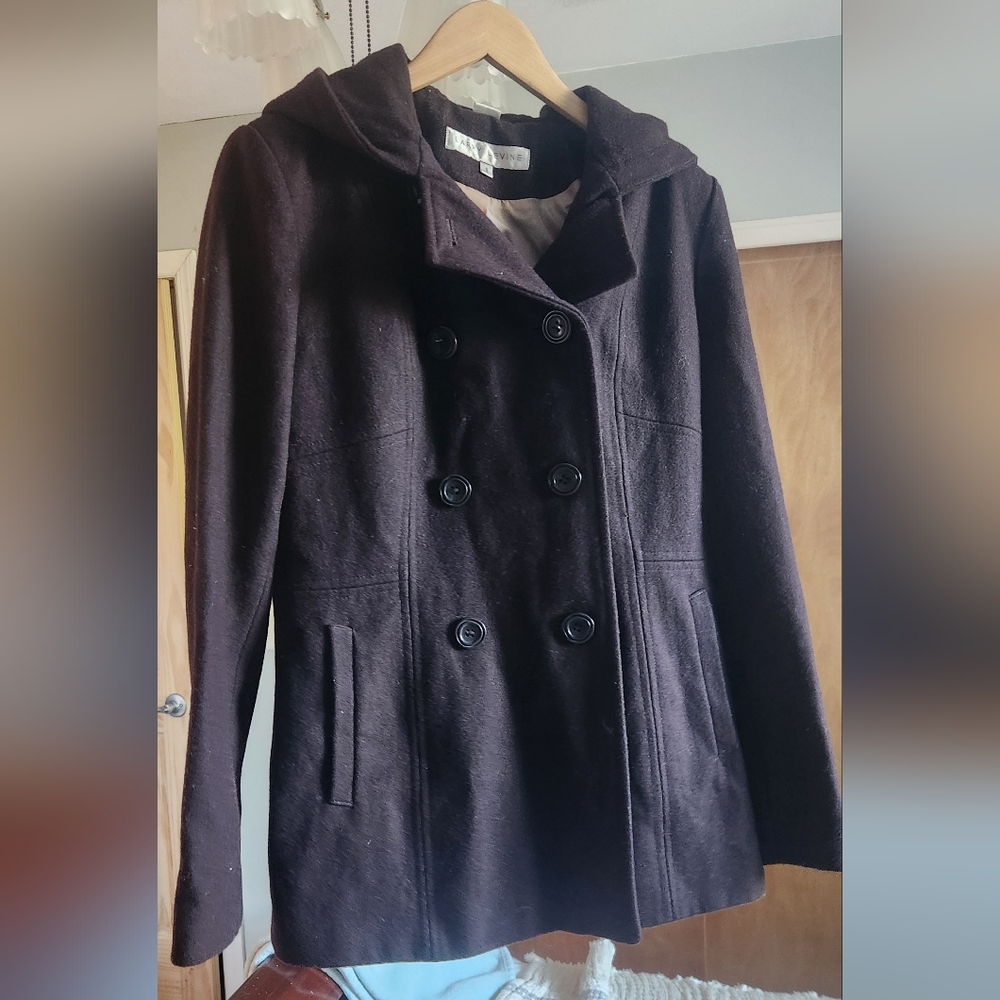 Larry Levine wool coat sz S